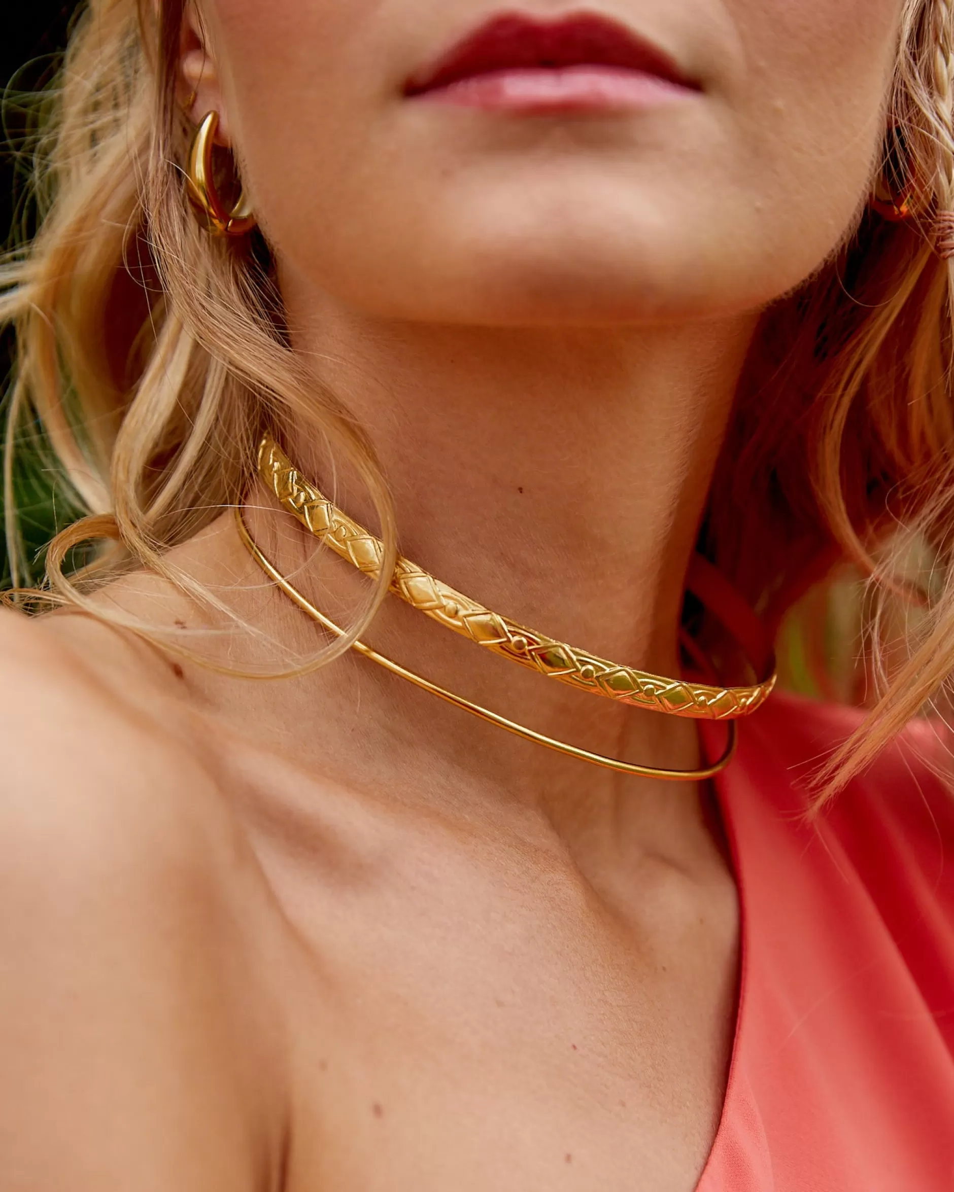 Lady Pipa Joyas-Choker Doble Aro De Olivia & Cloe