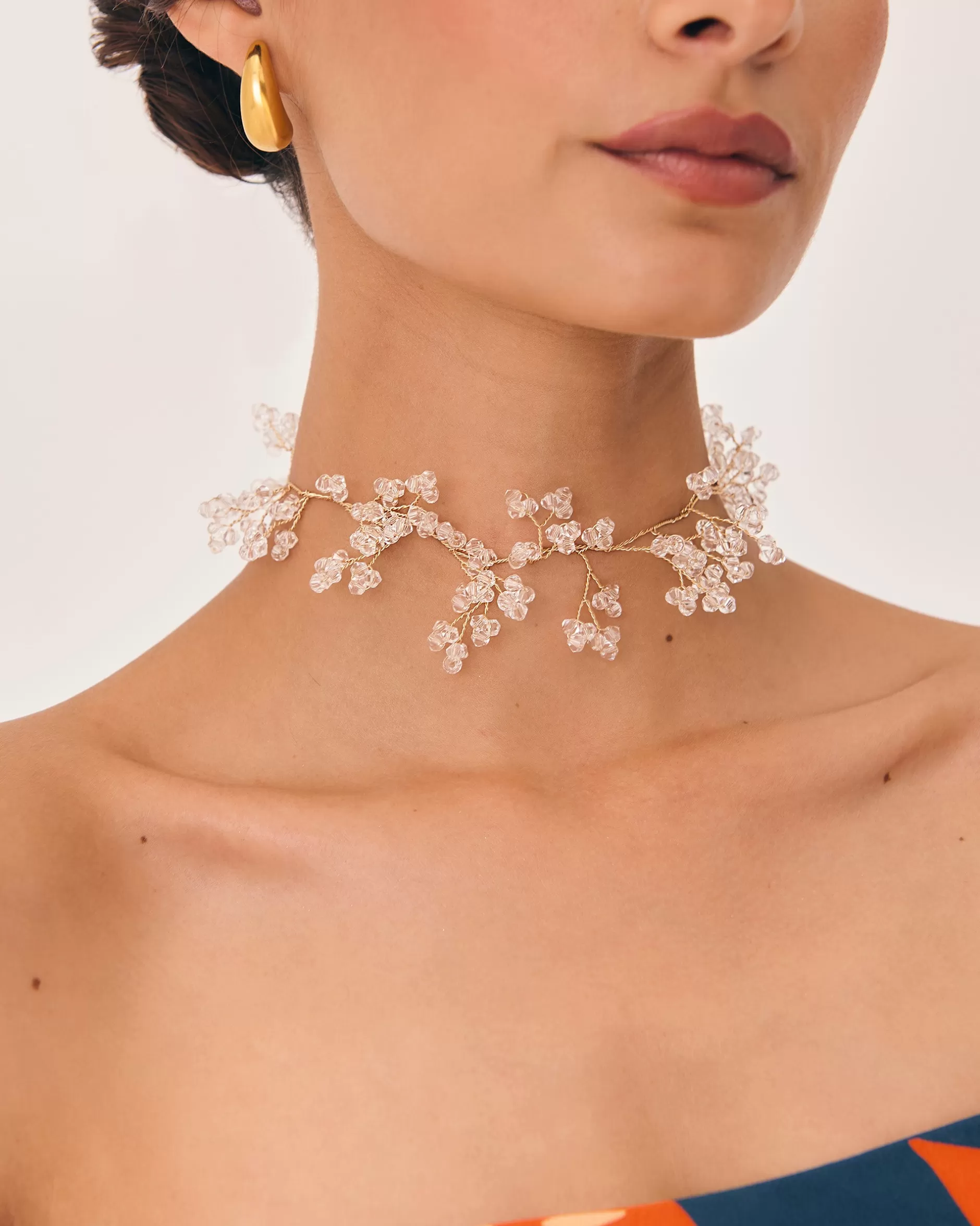 Lady Pipa Joyas-Choker Snow De Strawberry Fanatic