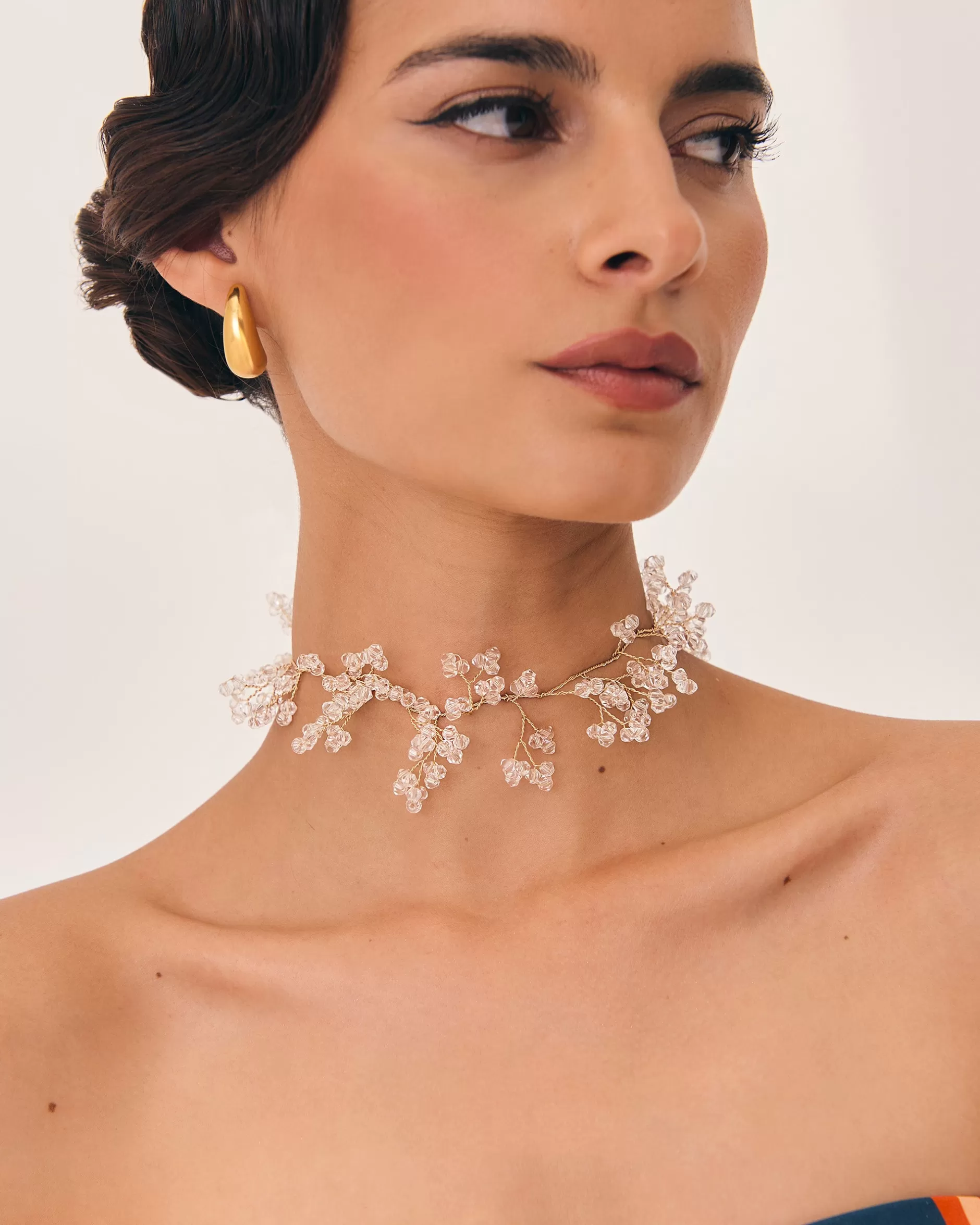 Lady Pipa Joyas-Choker Snow De Strawberry Fanatic
