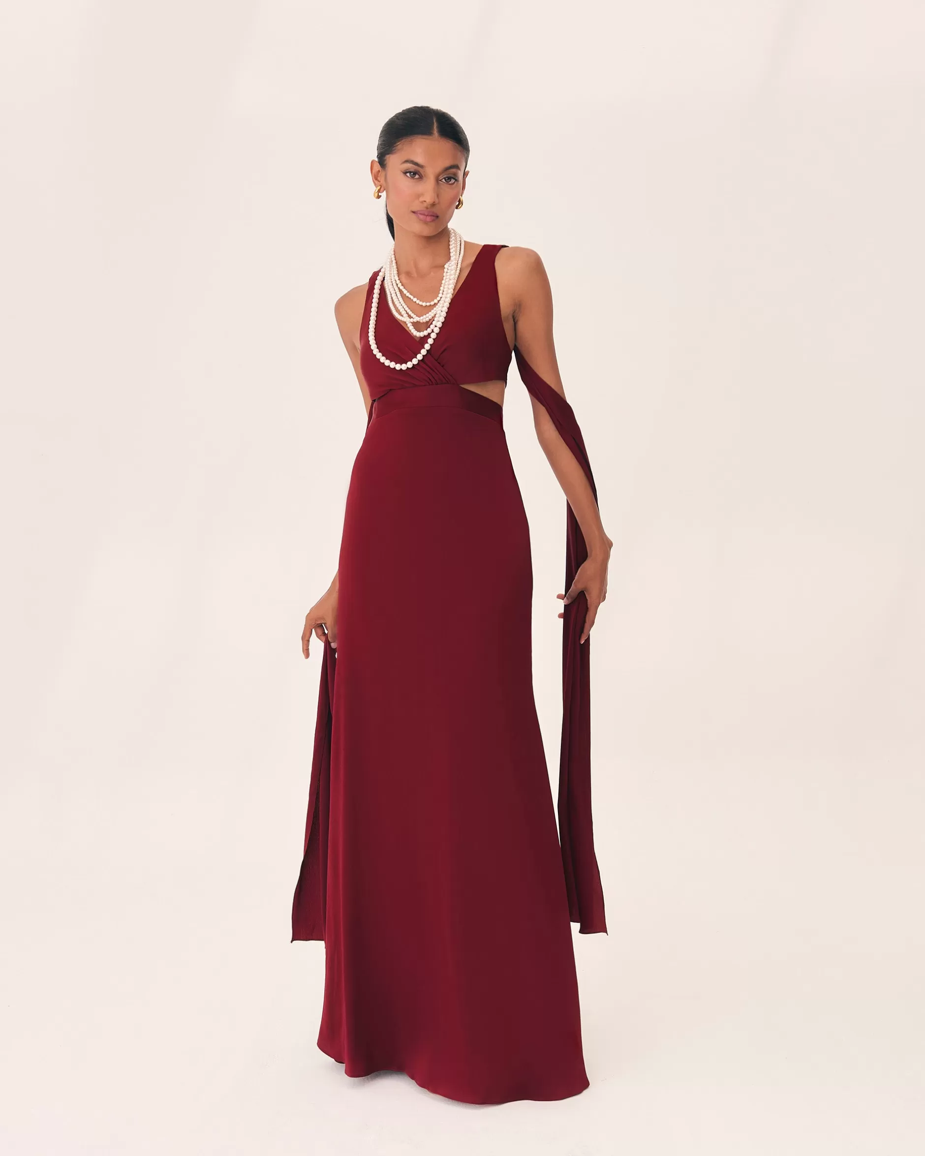 Lady Pipa Joyas-Collar De Perlas Abani De Sita Nevado