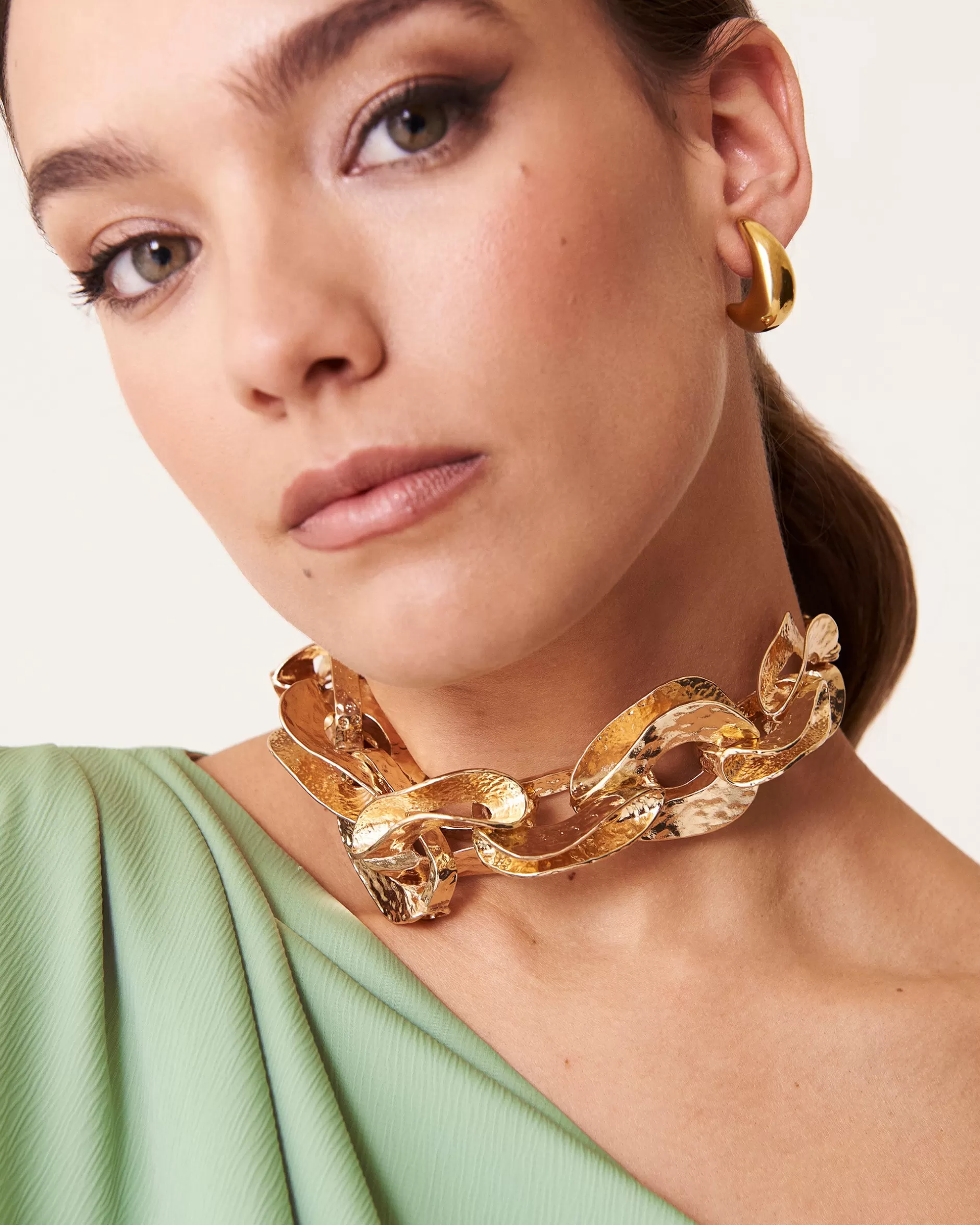Lady Pipa Joyas-Collar Eslabón