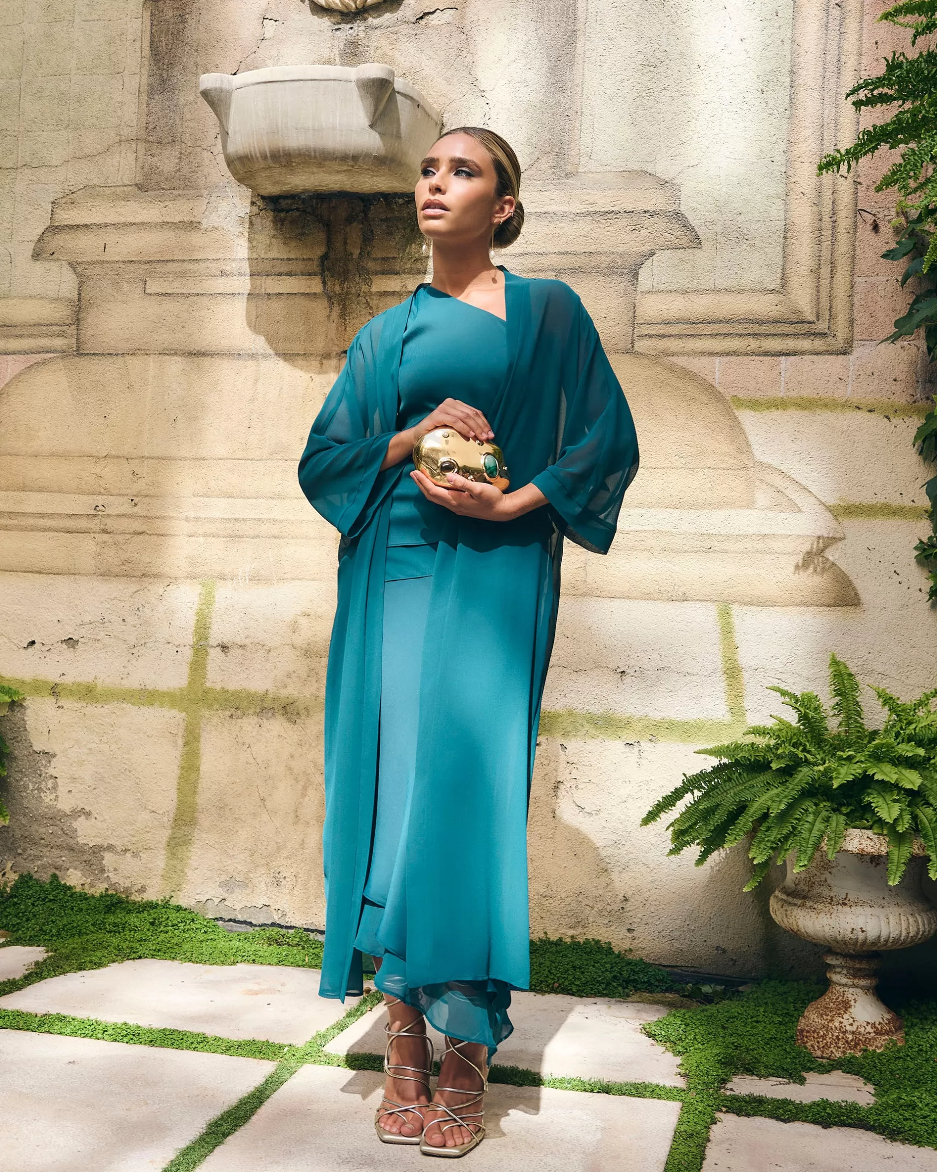 Lady Pipa Kimonos Y Chales | Kimonos Y Chales-Kimono Nori Petróleo