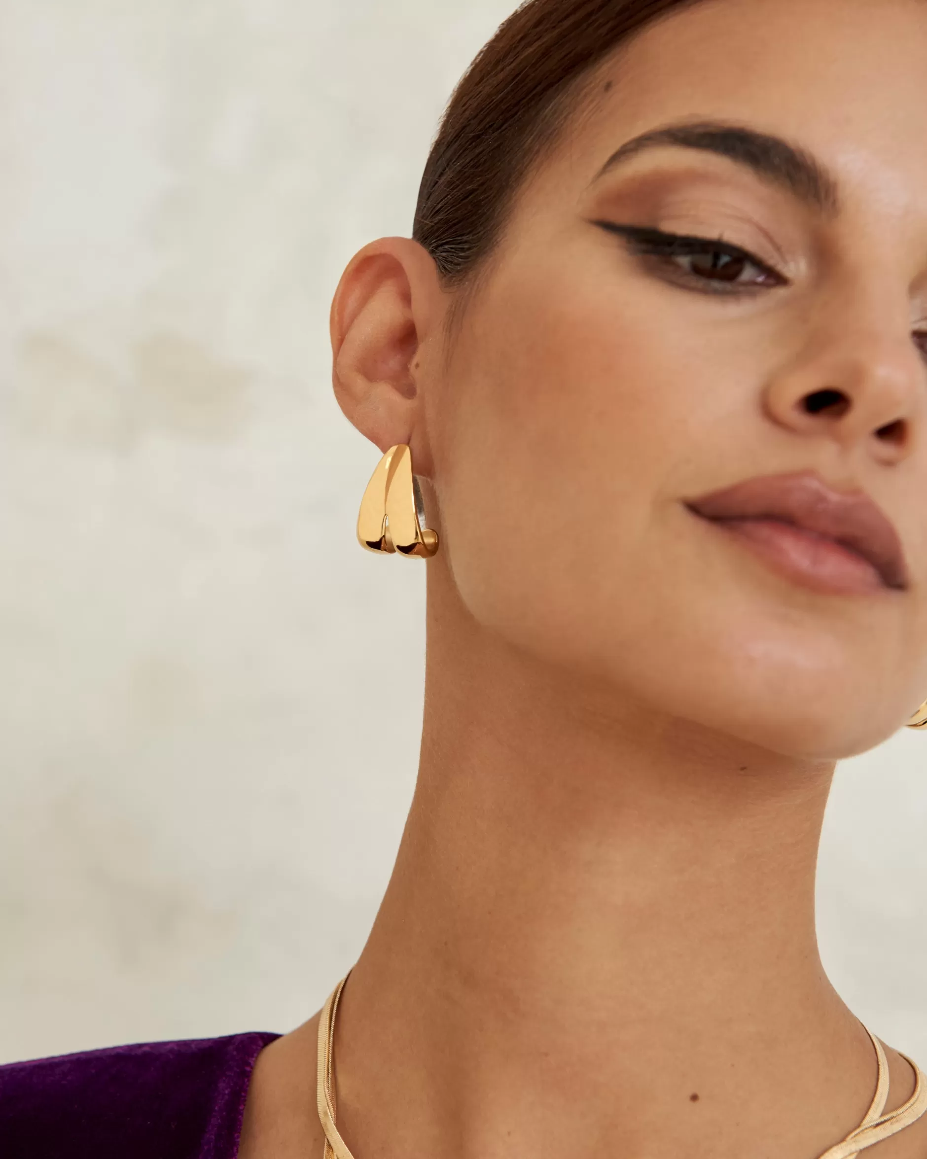Lady Pipa Joyas-Pendientes Doble Aro