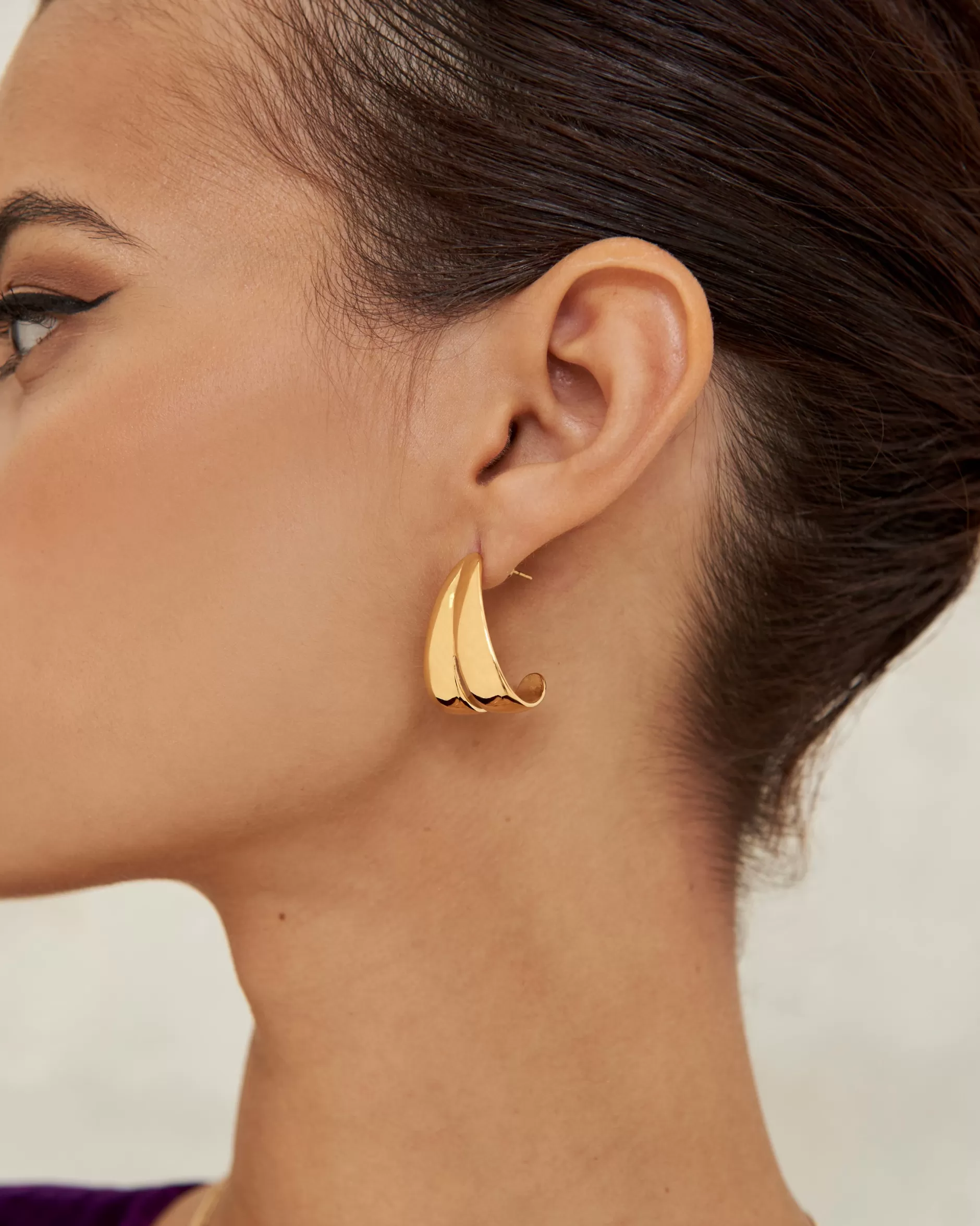 Lady Pipa Joyas-Pendientes Doble Aro