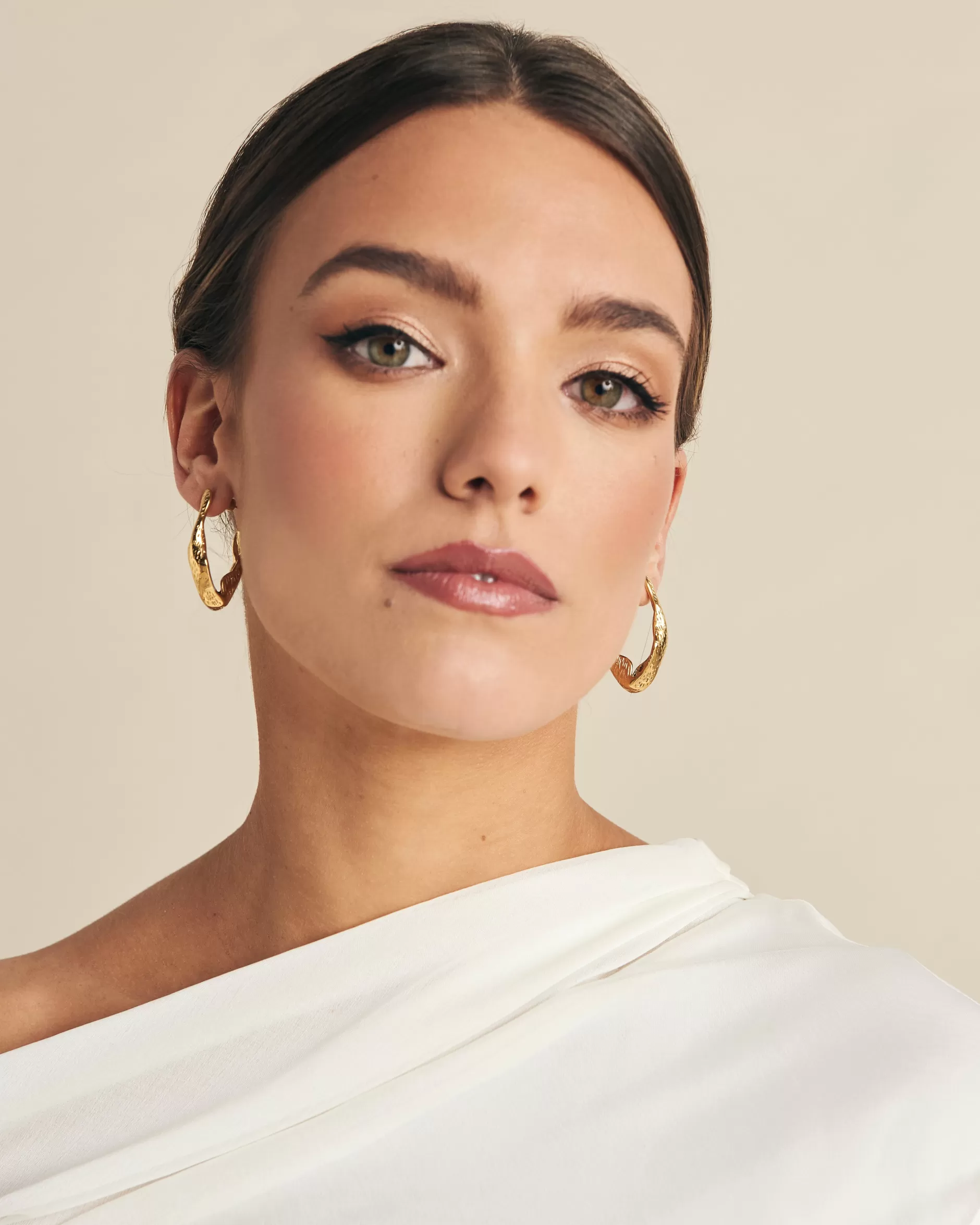 Lady Pipa Joyas-Pendientes Semiaro Irregular