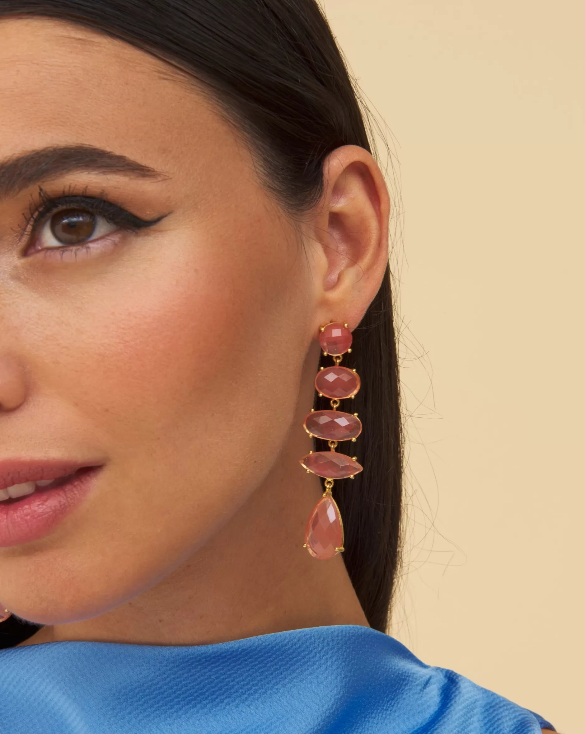 Lady Pipa Joyas-Pendientes Stones Paradise De Tiahra