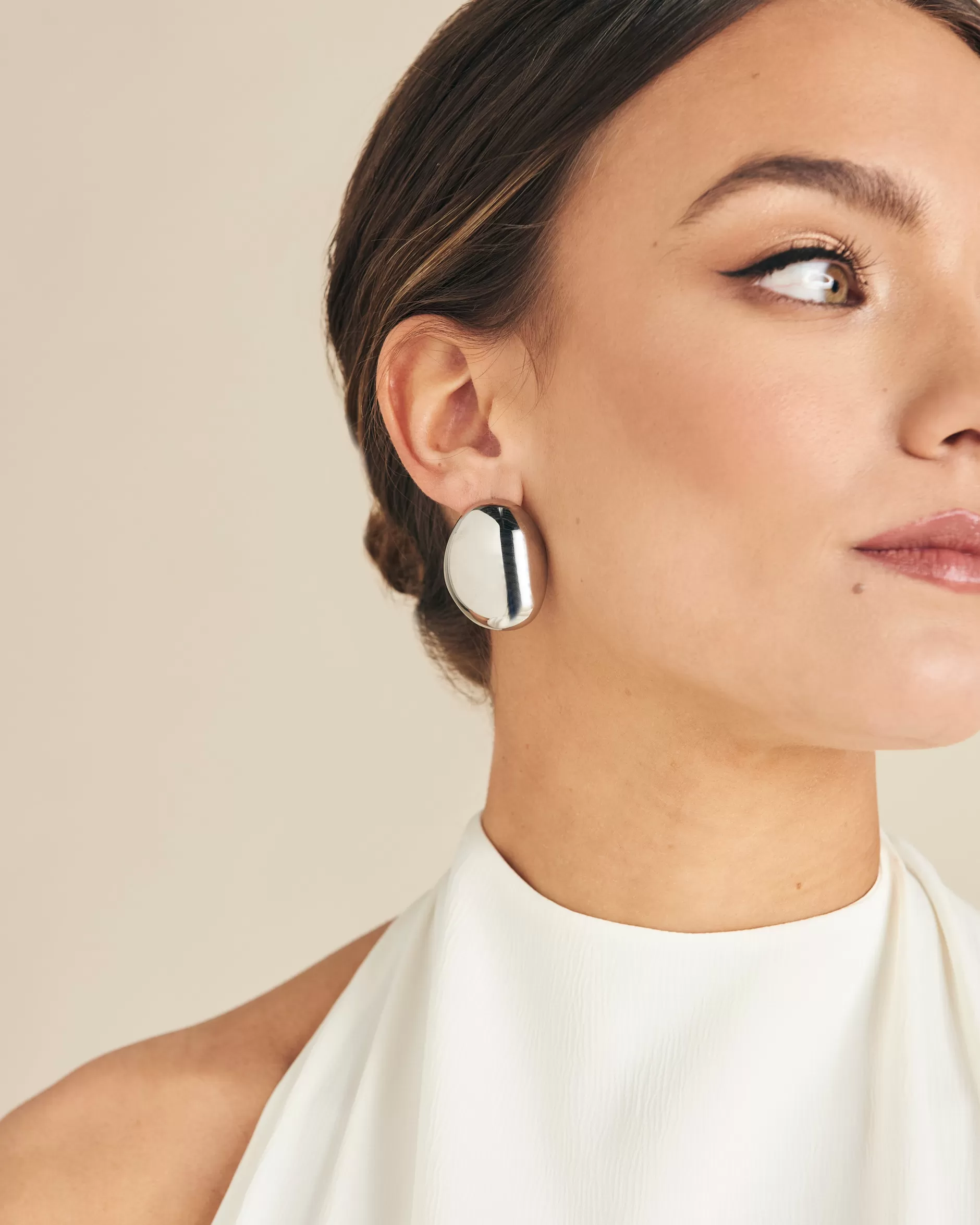 Lady Pipa Joyas-Pendientes Óvalo