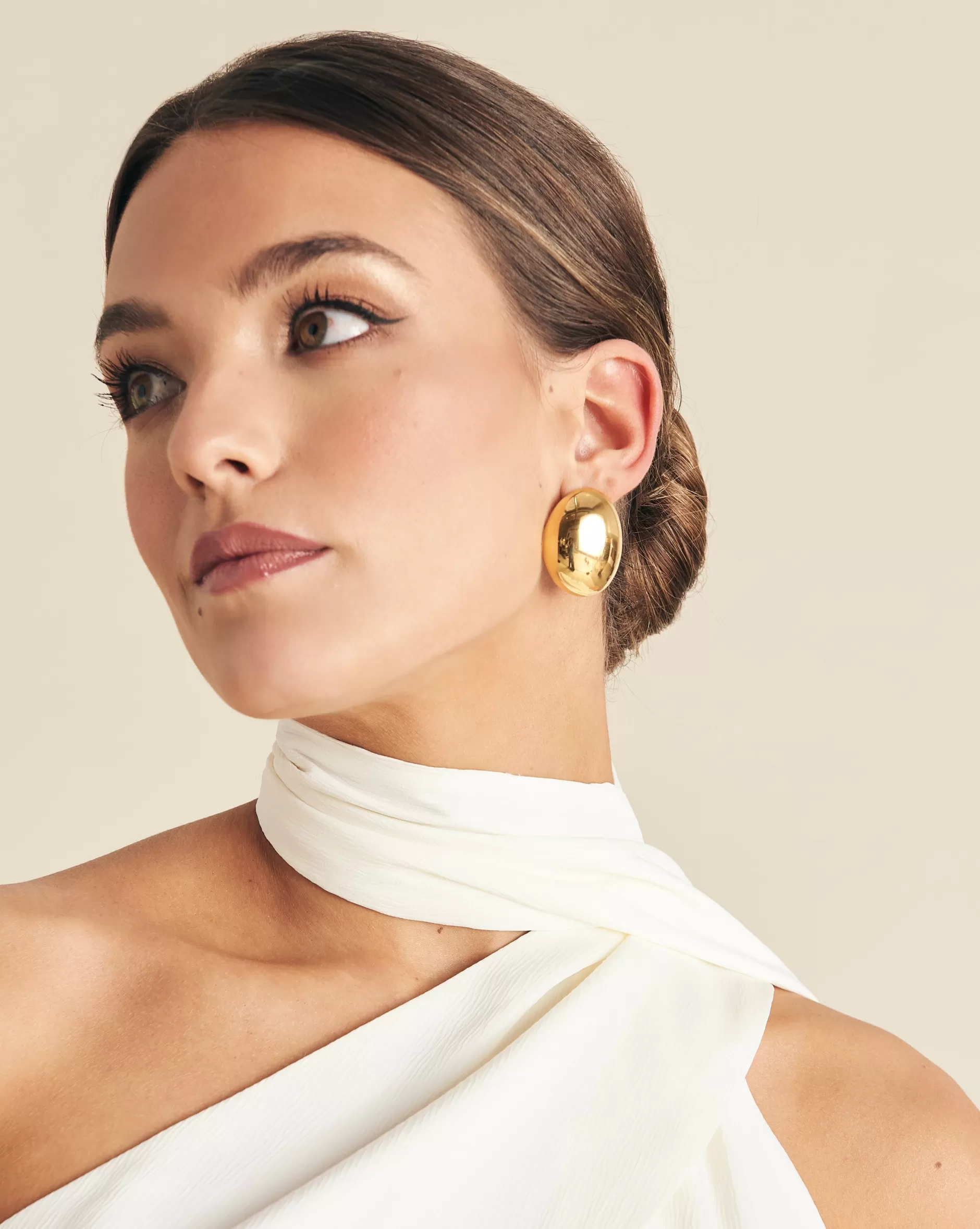 Lady Pipa Joyas-Pendientes Óvalo