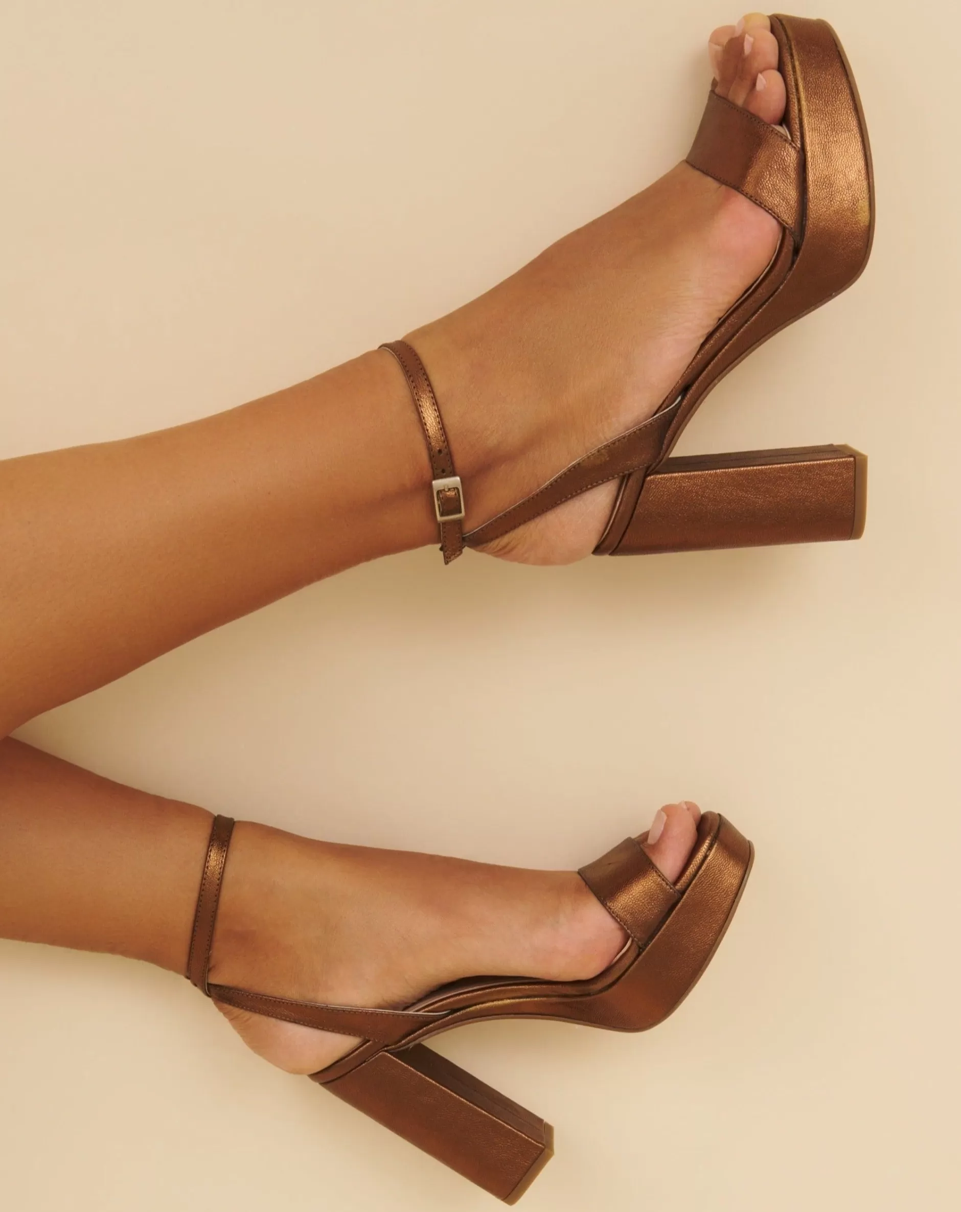 Lady Pipa Zapatos-Sandalia Loira